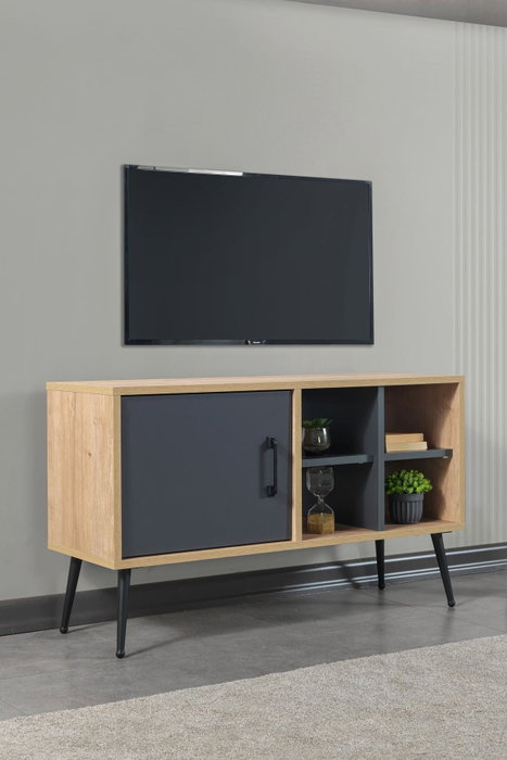 Hanah Home Şile 3109 Soporte para TV Roble Zafiro y Antracita